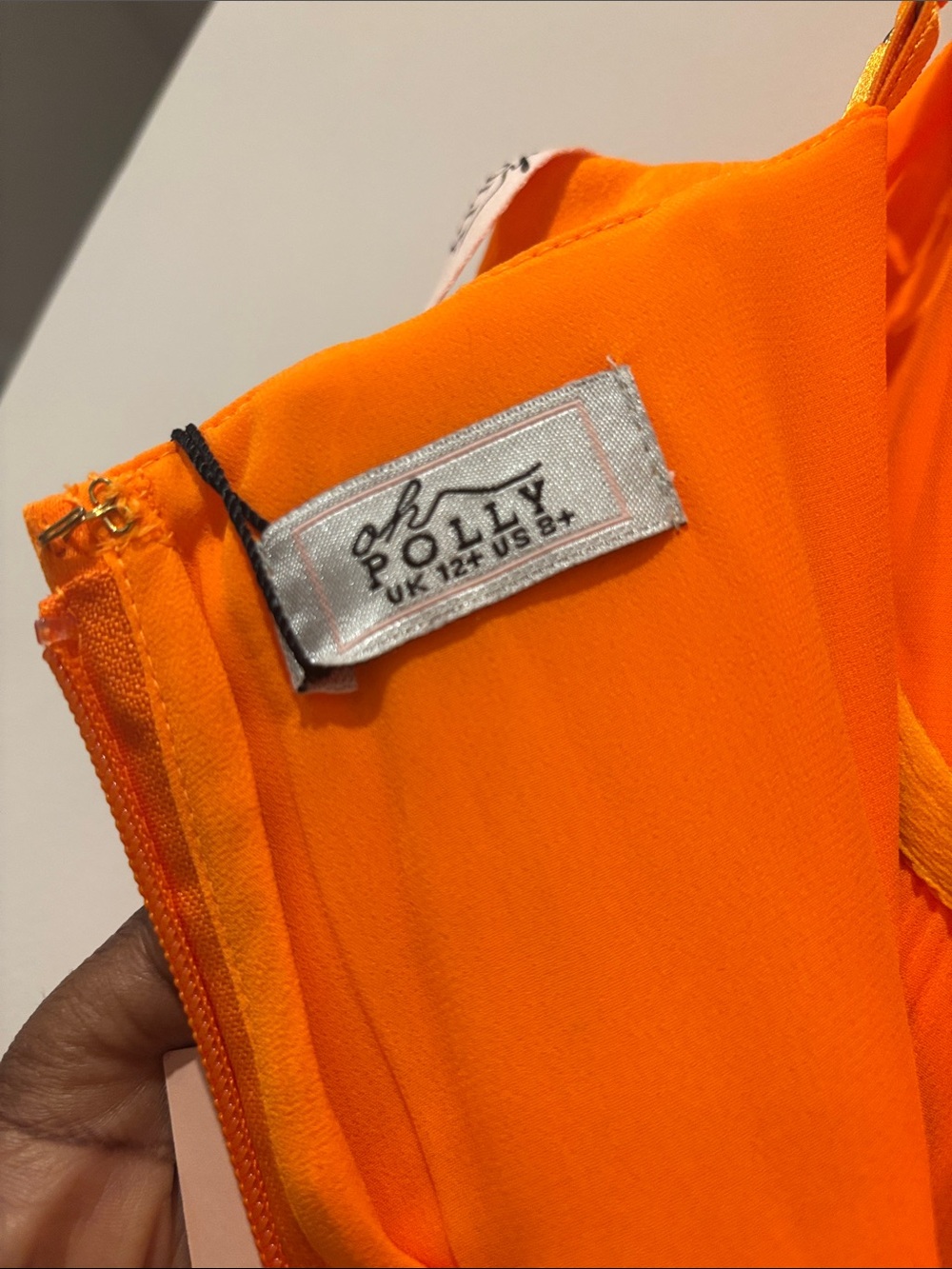 Oh Polly Corset Frill Skirt Maxi Dress in Tangerine - 8 - Picture 6 of 6